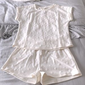 White cozy set NEW WITH TAGS